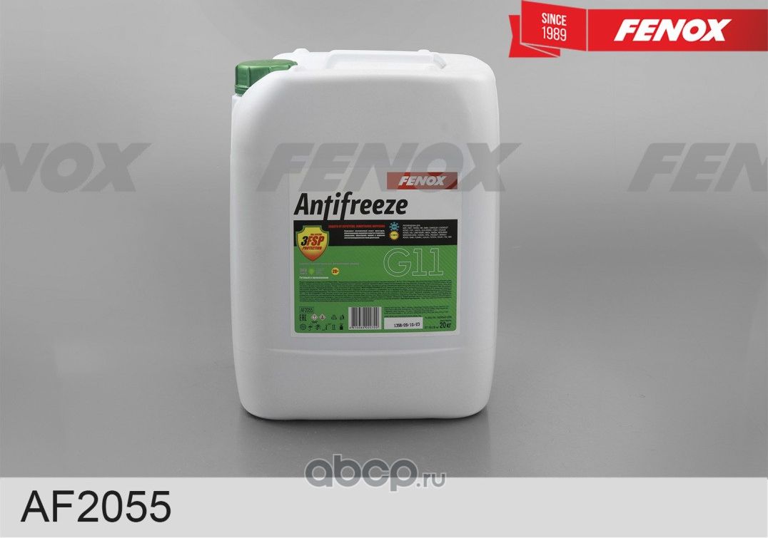 Антифриз G11 FENOX готовый (зеленый) 20л. Fenox. Артикул AF2055