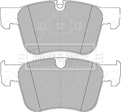 Тормозные колодки Borg & Beck. Артикул BBP2453