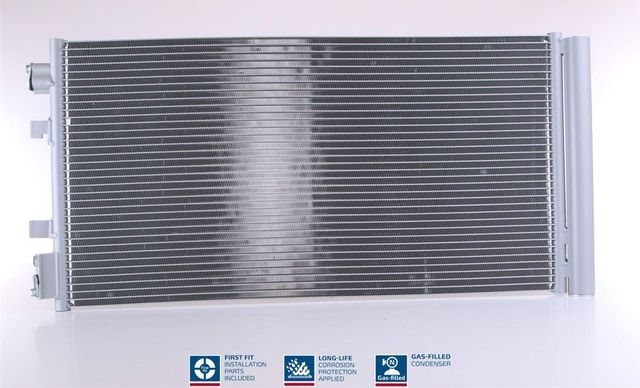 Радиатор кондиционера (конденсатор) Nissens (алюминий) для Renault Fluence I 2010-2017. Артикул 940259