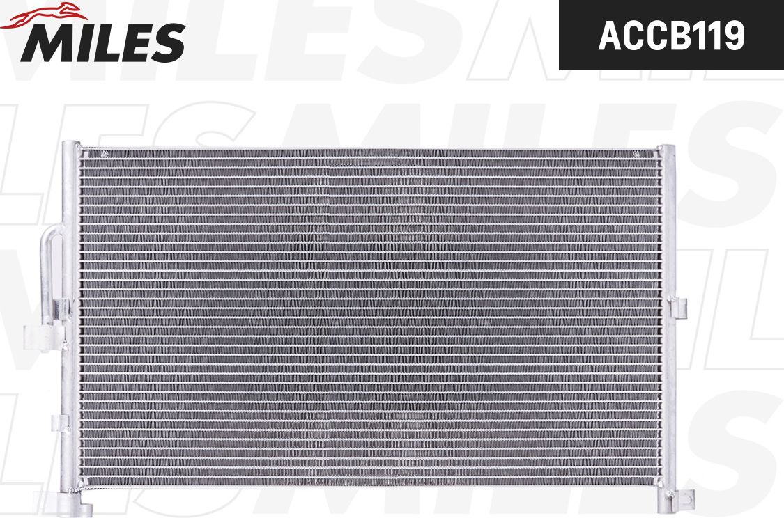Радиатор кондиционера (конденсатор) Miles (алюминий). Артикул ACCB119