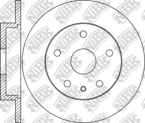 Тормозной диск NiBK. Артикул RN1699