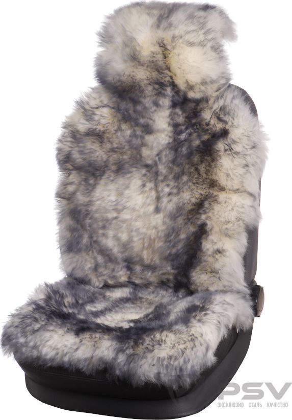 Накидка универсальная PSV Jolly Extra Parts 140х50 на переднее сидение, цвет Бело-серый. Артикул 121835