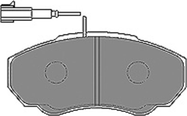 Тормозные колодки MAPCO передние для Fiat Ducato II 2001-2006. Артикул 6568