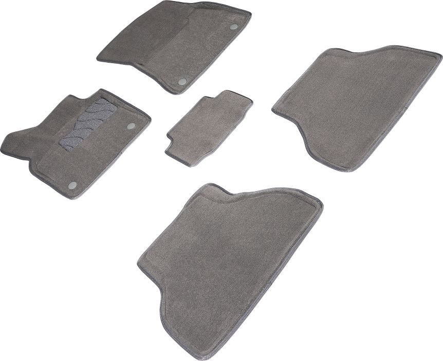 Коврики Seintex 3D ворсовые для салона BMW X5 E70 2007-2013 СЕРЫЕ. Артикул 96827