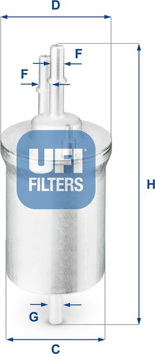 Топливный фильтр UFI для Skoda Rapid I 2012-2019. Артикул 31.840.00