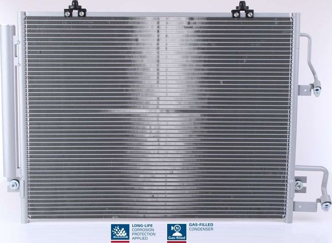 Радиатор кондиционера (конденсатор) Nissens (алюминий). Артикул 940166