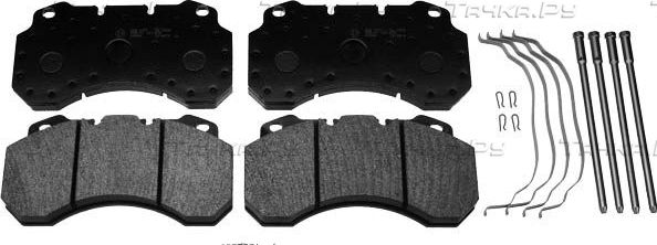 Тормозные колодки TRW передние для Nissan Alteon 2000-2013. Артикул GDB5071
