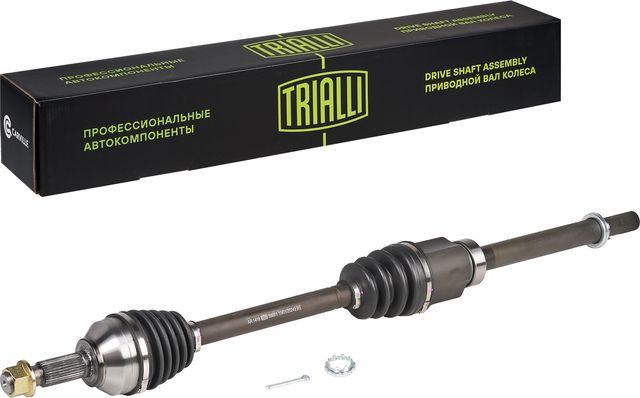 Полуось (привод в сборе, приводной вал) Trialli передняя правая для Nissan Qashqai I 2007-2013. Артикул AR 1418