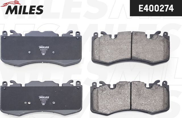 Тормозные колодки Miles (Low-Metallic). Артикул E400274