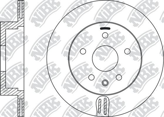 Тормозной диск NiBK. Артикул RN22001