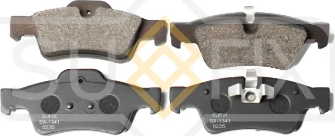 Колодки тормозные дисковые | зад прав/лев | (Sufix). Артикул SX-1341