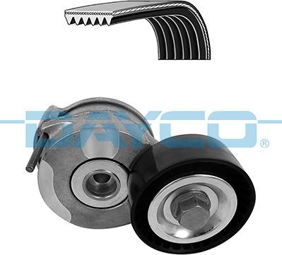 Приводной ремень поликлиновой с роликами (комплект) Dayco. Артикул KPV792