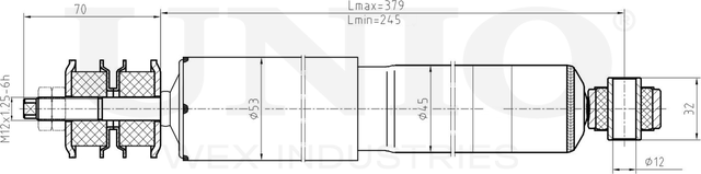 Амортизатор подвески (Unio). Артикул SAB-10716
