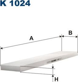 Салонный фильтр Filtron. Артикул K 1024