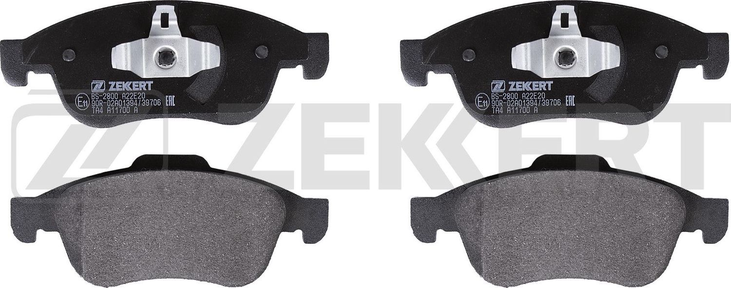 Тормозные колодки Zekkert передние для Dacia Duster I 2010-2018. Артикул BS-2800