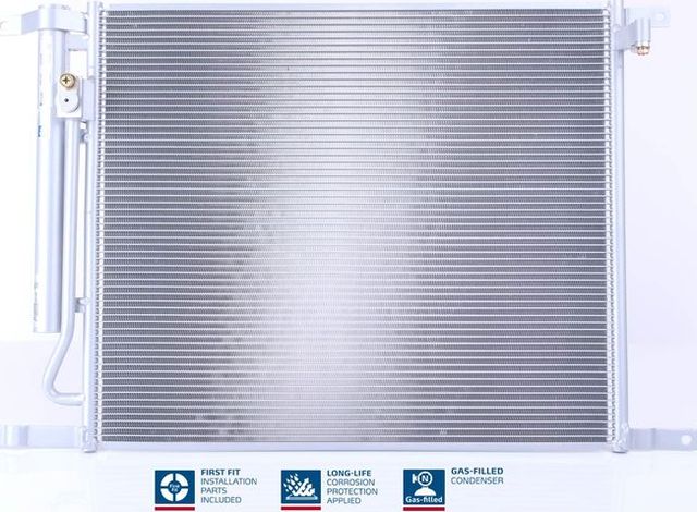 Радиатор кондиционера (конденсатор) Nissens (алюминий) для Chevrolet Aveo I 2008-2012. Артикул 940335