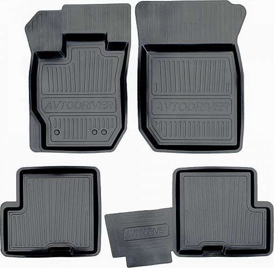 Коврики резиновые Avtodriver для салона Renault Logan I 2004-2013. Артикул ADRJET024