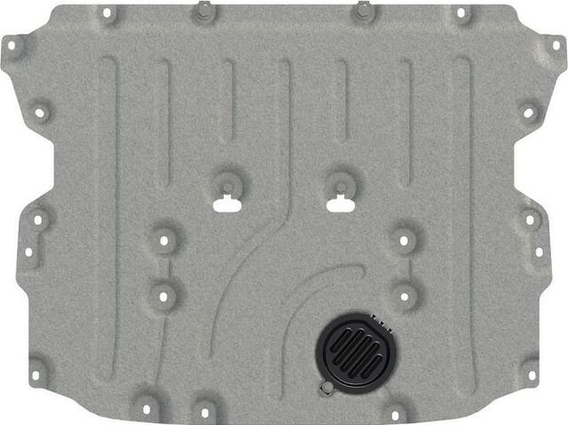 Защита алюминиевая Шериф (3 мм) для картера BMW X3 G01 2017-2026. Артикул 03.3739