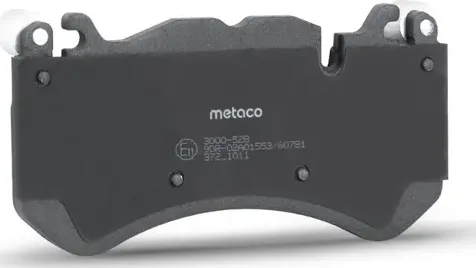 Колодки тормозные передние к-кт (Metaco). Артикул 3000528