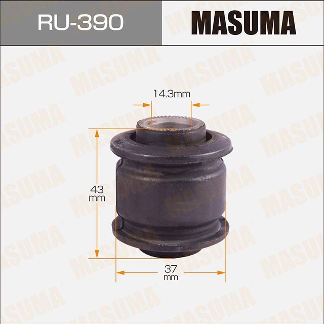 Сайлентблок заднего рычага подвески Masuma правый/левый для Toyota Harrier II (XU30) 2003-2013. Артикул RU-390