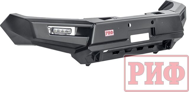Бампер силовой РИФ передний с доп. фарами для Mitsubishi Pajero Sport III 2015-2026. Артикул RIFPS3-10356