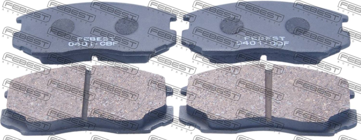 Тормозные колодки Febest. Артикул 0401-CBF