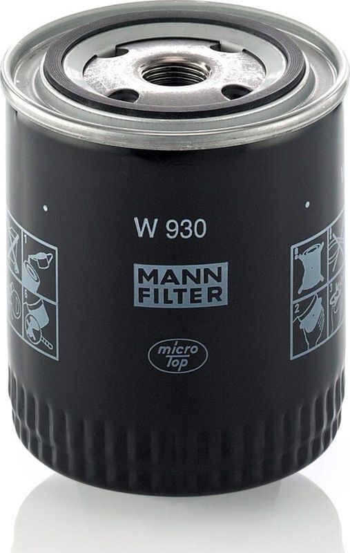 Масляный фильтр Mann-Filter для Lancia Prisma 1985-1986. Артикул W 930