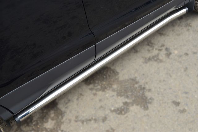 Защита порогов RusStal труба d63 (вариант 2) для Ford Kuga II 2013-2016. Артикул FGT-0013802