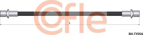 Тормозной шланг Cofle. Артикул 92.BH.TY056
