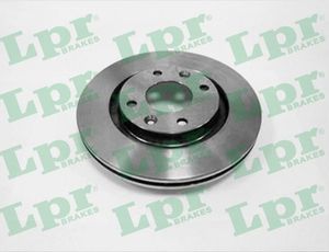 Тормозной диск LPR передний для Citroen C3 II 2009-2016. Артикул P1002V