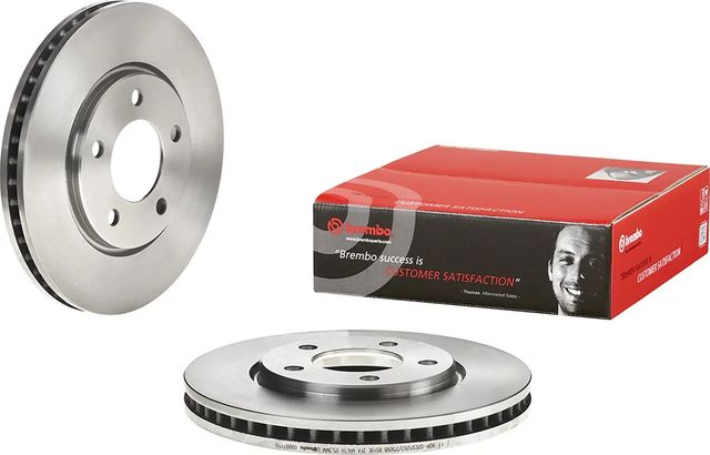 Тормозной диск Brembo передний для Dodge Caravan IV 2000-2007. Артикул 09.8977.10