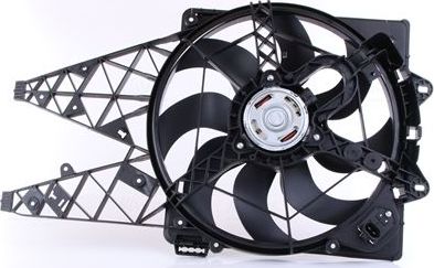 Вентилятор радиатора двигателя Nissens (полимерный материал) для Fiat Doblo II 2010-2026. Артикул 850047