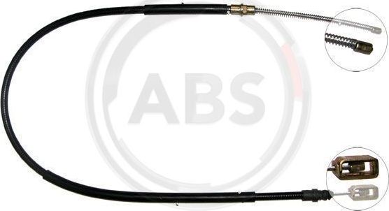 Трос ручника (тросик ручного тормоза) ABS. Артикул K12388