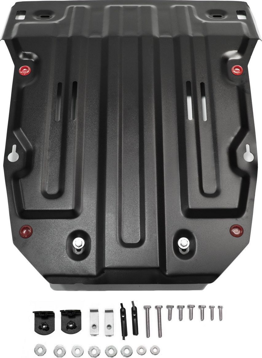 Защита АвтоБРОНЯ для картера Porsche Cayenne II 2010-2017. Артикул 111.05824.2