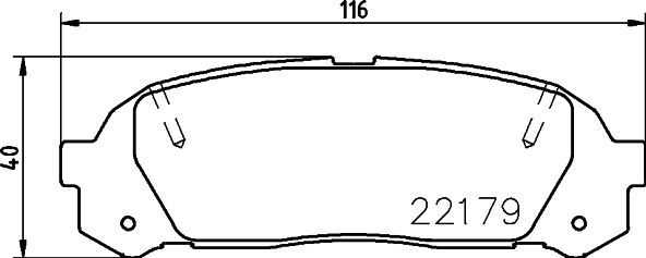 Тормозные колодки Nisshinbo. Артикул NP1083
