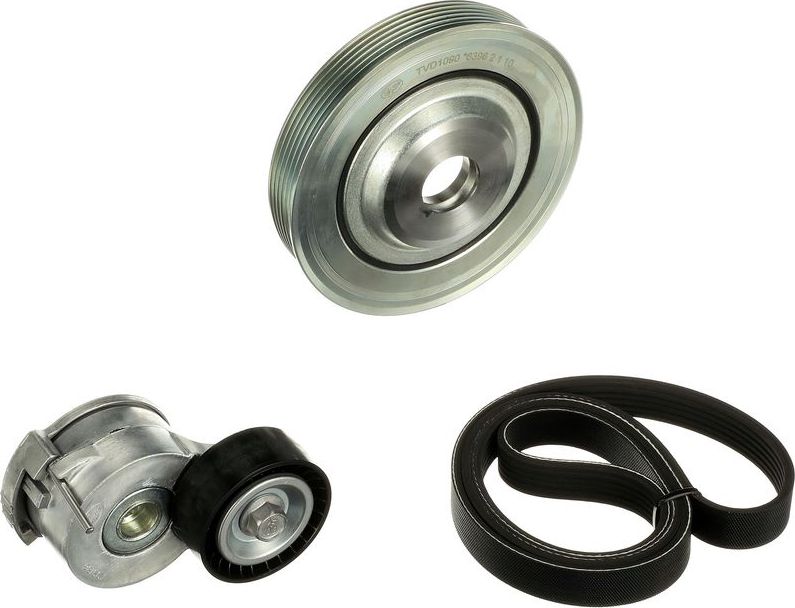 Приводной ремень поликлиновой с роликами (комплект) Gates Micro-V®. Артикул K026PK1245