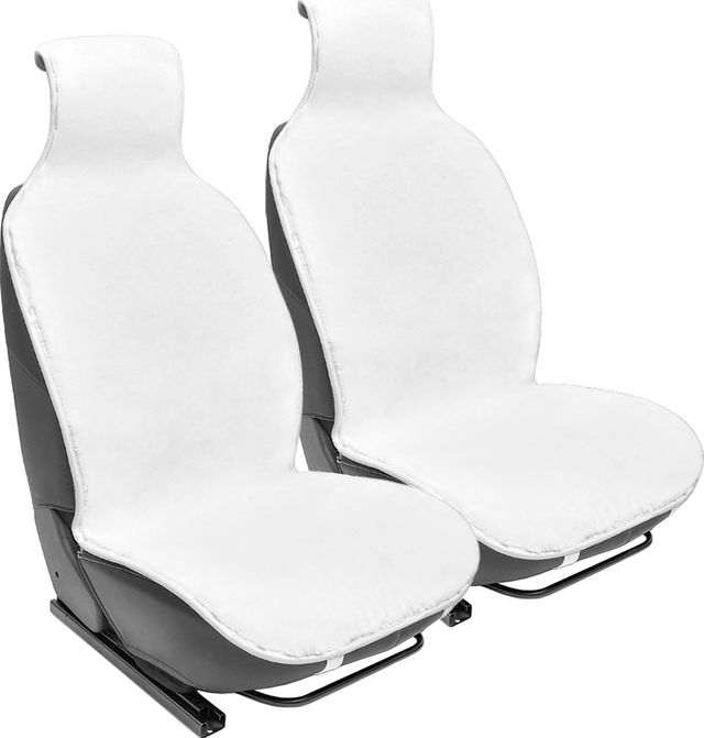 Накидки универсальные Rezkon Мутон с кантом на сидения, цвет Белый. Артикул 8102005300