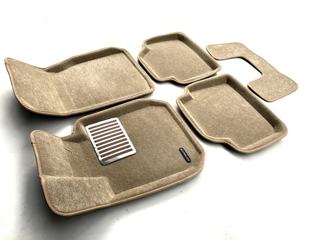 Коврики текстильные Euromat 3D Lux для салона BMW 3 Е90 2010-2012 Бежевые. Артикул EM3D-001202T