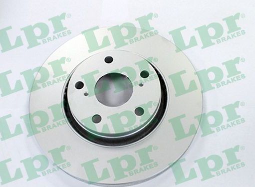 Тормозной диск LPR TOTAL COATED передний для Toyota Auris I 2007-2012. Артикул T2087VR