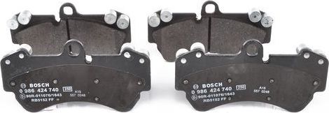 Тормозные колодки Bosch. Артикул 0 986 424 740