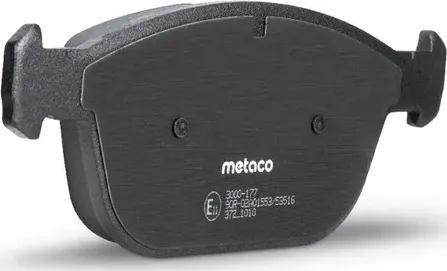 Колодки тормозные передние к-кт (Metaco). Артикул 3000177