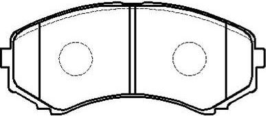 Тормозные колодки HSB. Артикул HP9187