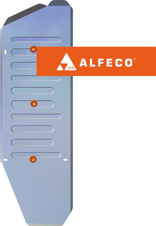 Защита алюминиевая Alfeco (4 мм) для топливного бака Changan Hunter Plus 2023-2026. Артикул ALF.57.21AL4