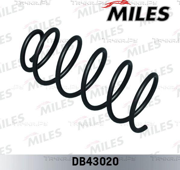 Пружина подвески Miles передняя для Volkswagen Golf IV 1997-2006. Артикул DB43020