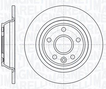 Тормозной диск Magneti Marelli. Артикул 361302040337