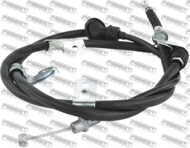 Трос ручника (тросик ручного тормоза) Febest задний правый для Mitsubishi Outlander III 2012-2026. Артикул 04100-GF2WDRH