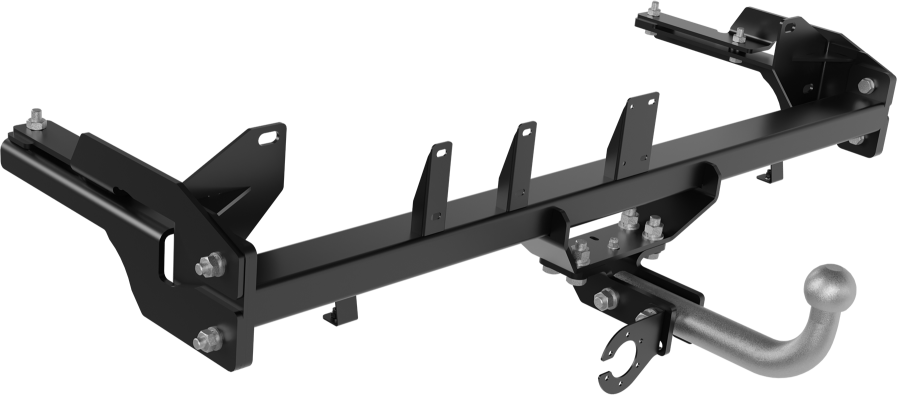 Фаркоп PT Group с крашеной балкой и оцинкованным крюком для Jetour X90 Plus 2023-2026. Артикул JXD-23-991528.00Black