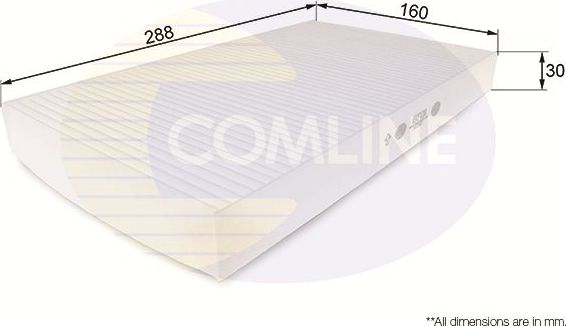 Салонный фильтр Comline для Fiat Marea 1996-2003. Артикул EKF120