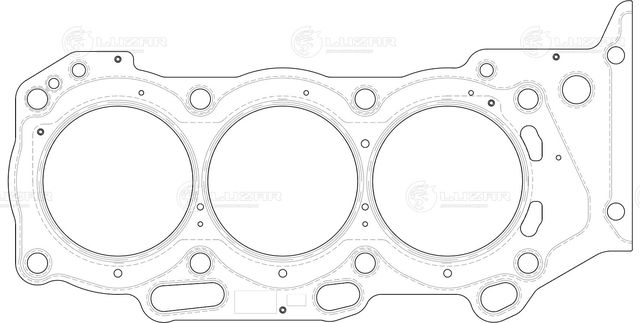 Прокладка ГБЦ Luzar. Артикул LES 11913