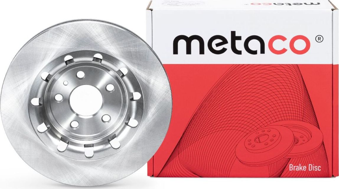 Диск тормозной передний вентилируемый (Metaco). Артикул 3050500